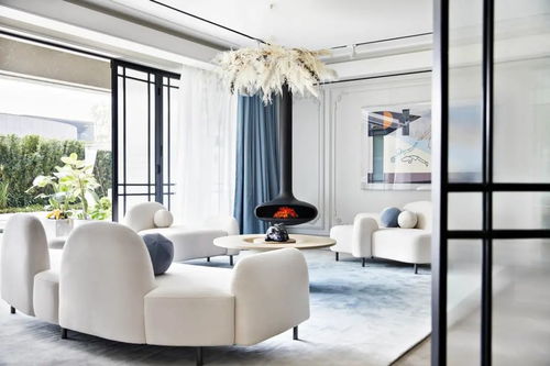 319㎡現(xiàn)代法式,天人合一的設(shè)計,藝術(shù)精致有檔次